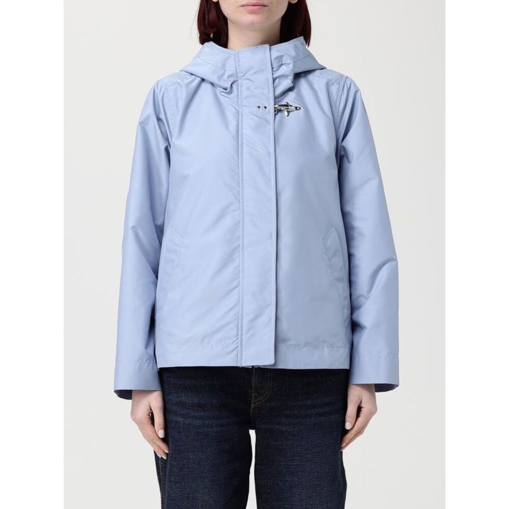 Fay Coat Woman Gnawed Blue